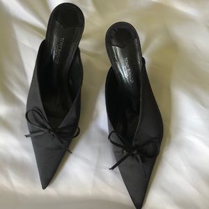 SATIN MULES - TONY BIANCO   NWOT